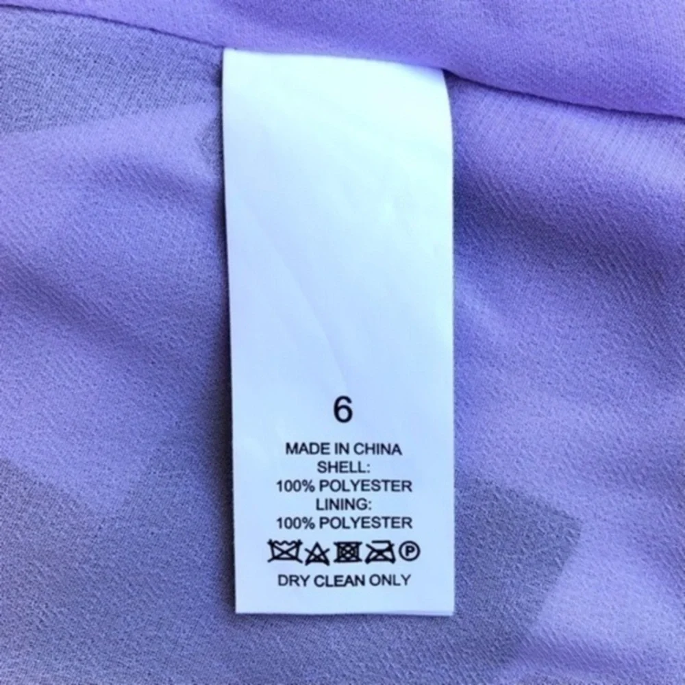 kate spade Ruffled Sheer Purple White Split/Long Sleeve Dress 👗